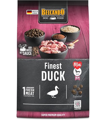 Belcando Finest GF Lamb Dog Food, 4 kg, Grain-Free Dog Food, Dry